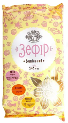 Зефір Богуславна з ароматом ванілі, 240 г